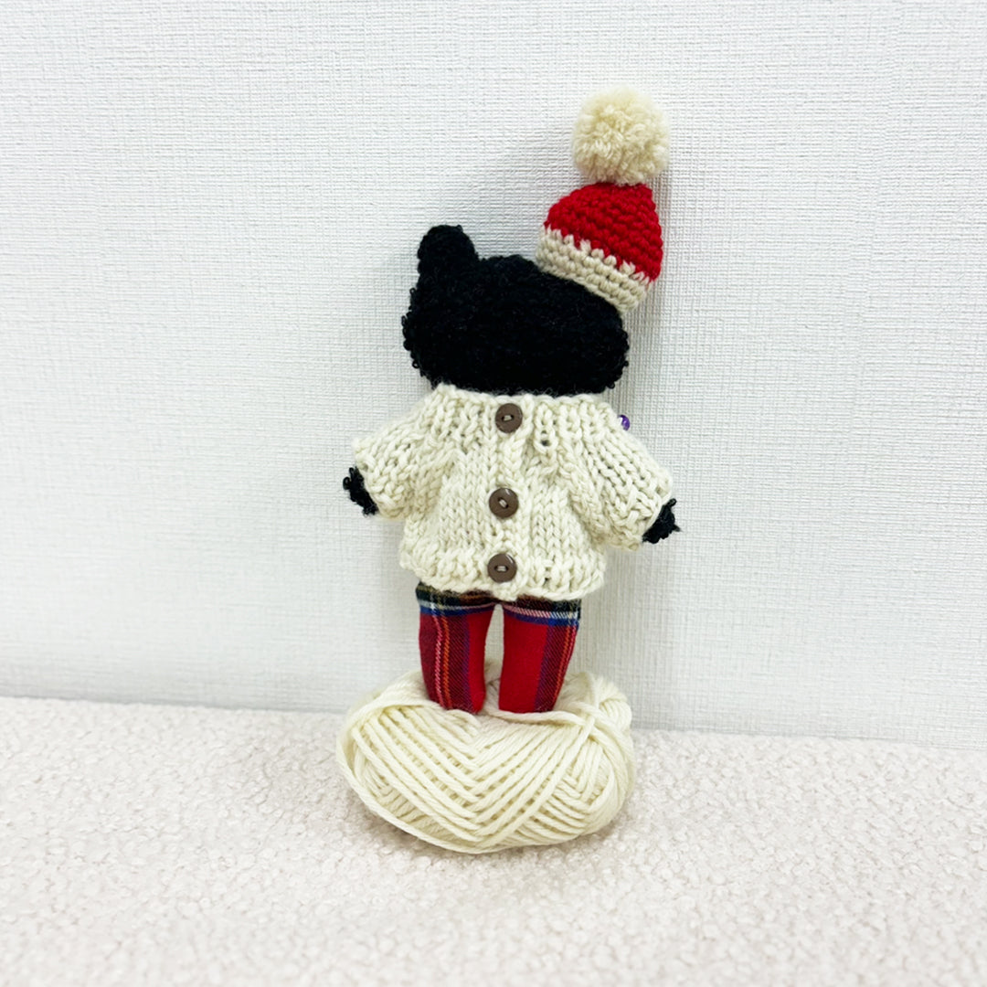 クリスマス メルティのニット【ぬいぐるみのメルティ帽子付き】