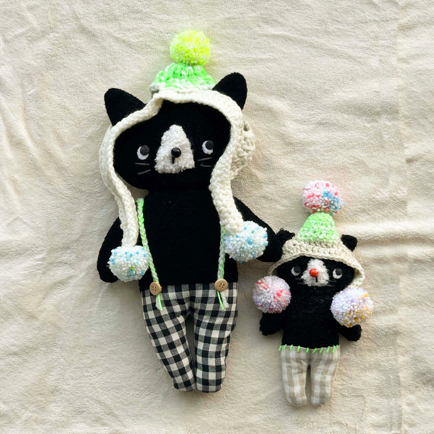 Melty&Micotyぬいぐるみ ニット帽をかぶったメルティ