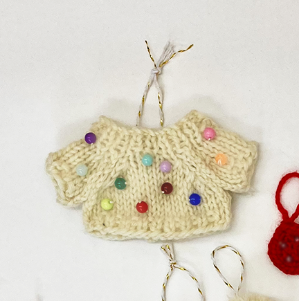 メルティのクリスマスオーナメント【セーター】