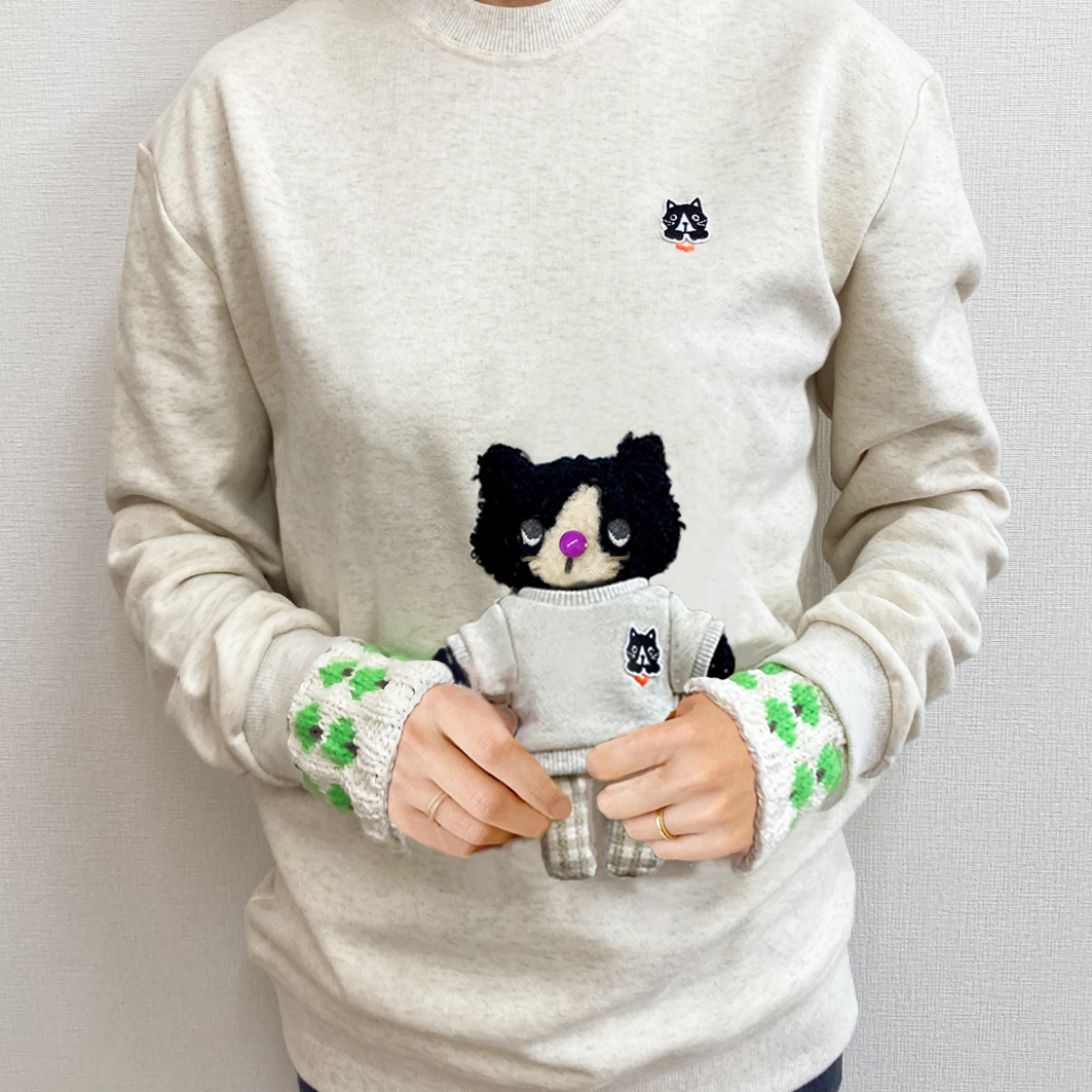 Melty&Micoty メルティのスウェット(ぬいぐるみのメルティ付き)