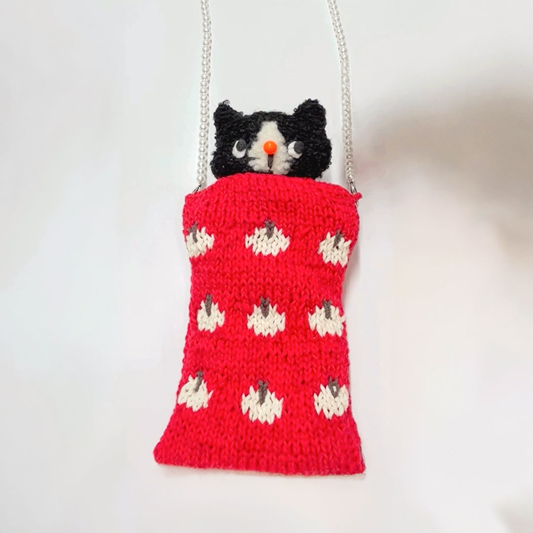 Melty&Micoty ニットポシェットバッグ