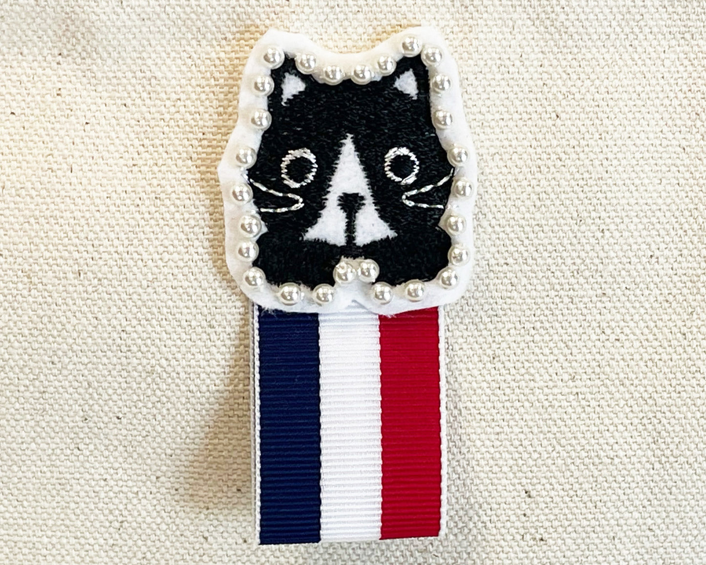 ねこのメルティ キャンバストート パール付き