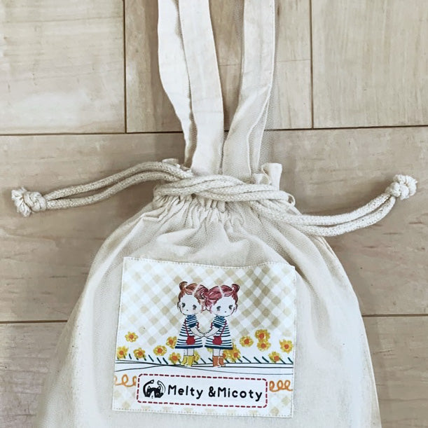 Melty&Micotyとお友達バッグ 名前入れ可 入園入学3点セット ツインズミコティバッグ