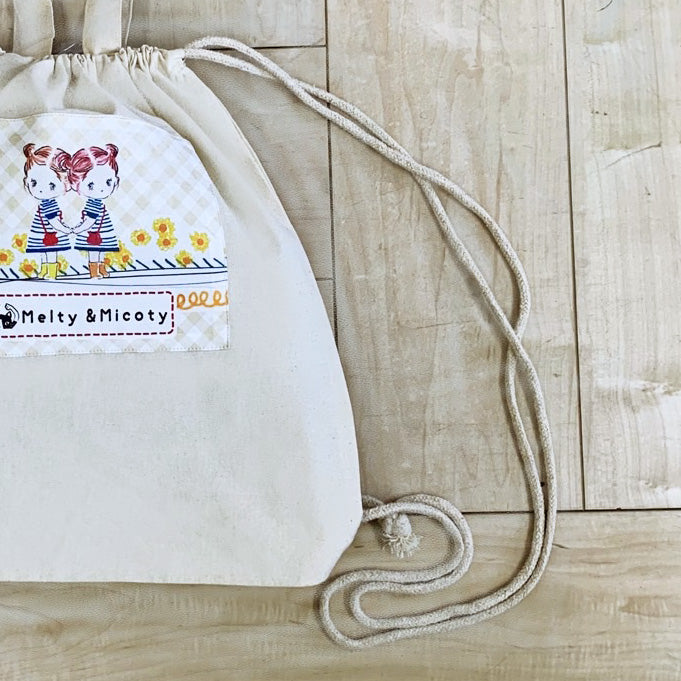 Melty&Micotyとお友達バッグ ツインズミコティ リュック(名前入れ可)