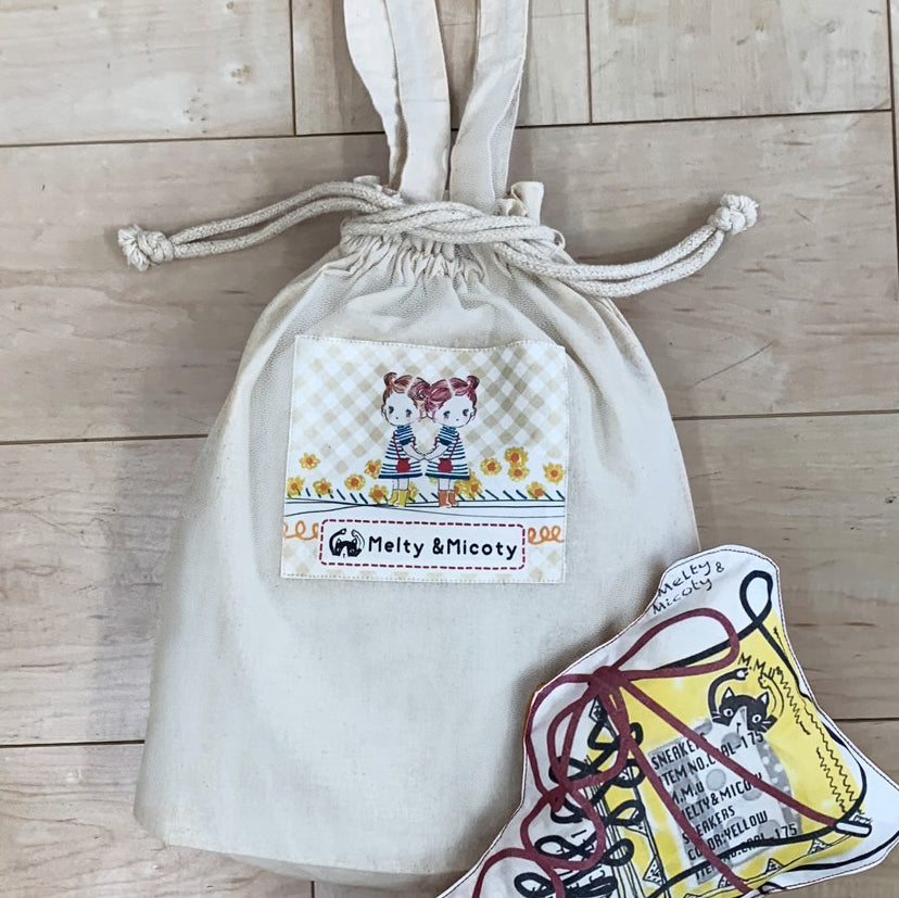 Melty&Micotyとお友達バッグ 名前入れ可 入園入学3点セット ツインズミコティバッグ