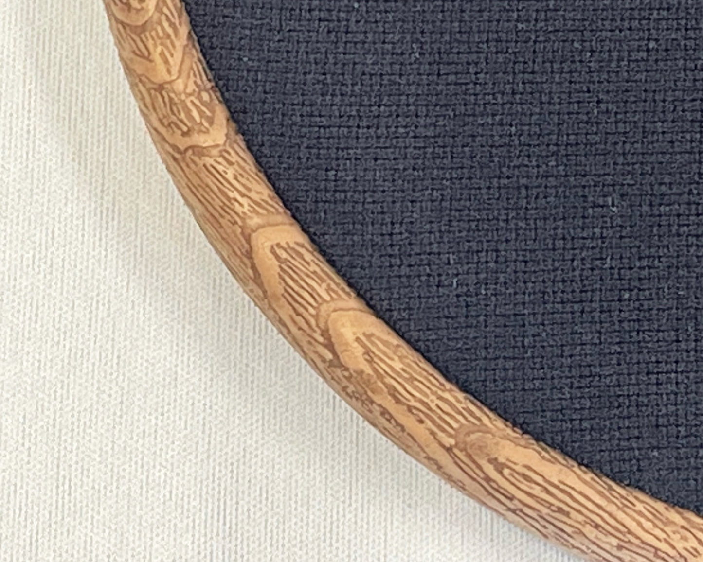 クリスマス仕様 ねこのメルティ 刺繍枠タペストリー 円形 小 ワッペン