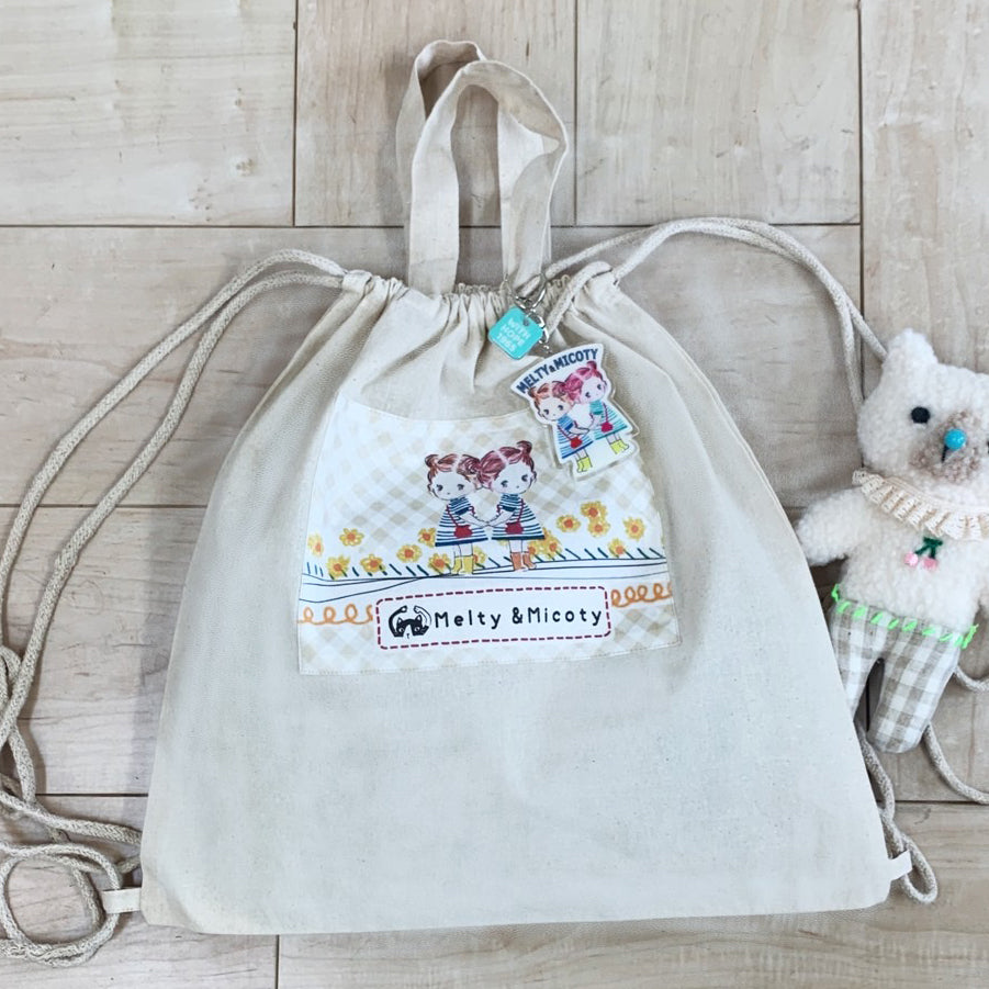 Melty&Micotyとお友達バッグ 名前入れ可 入園入学3点セット ツインズミコティバッグ