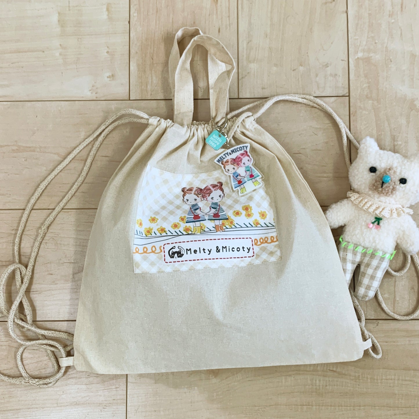 Melty&Micotyとお友達バッグ ツインズミコティ リュック(名前入れ可)
