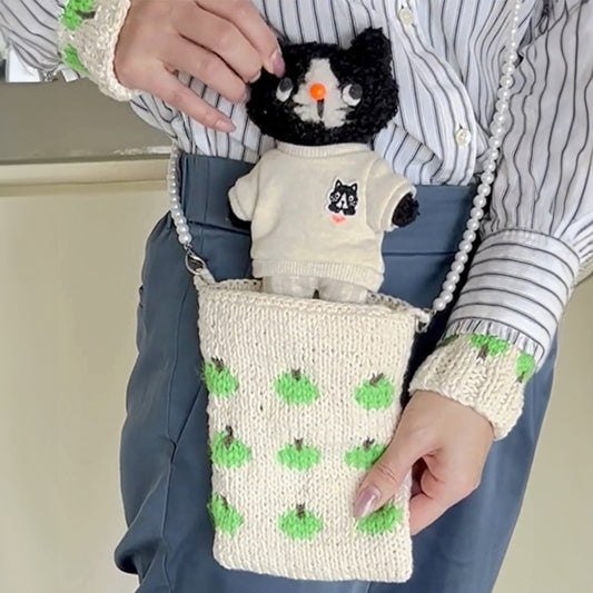 Melty&Micoty ニットポシェットバッグ