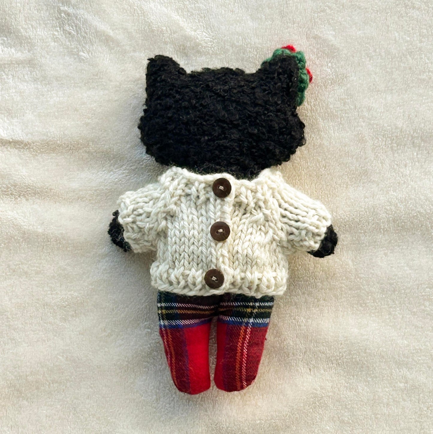 Melty&Micotyぬいぐるみ 縄編みセーターを着たメルティ