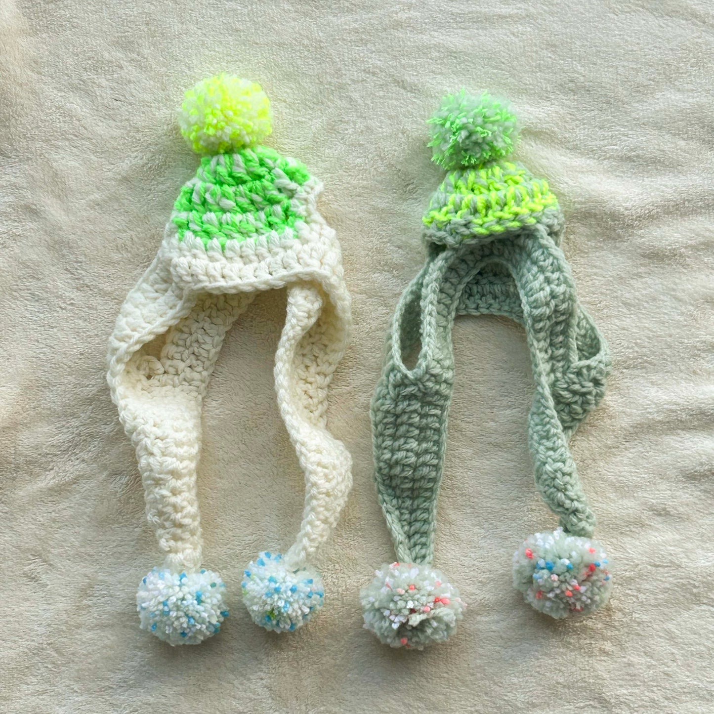 Melty&Micotyぬいぐるみ ニット帽をかぶった大きなメルティ