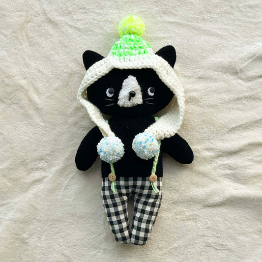 Melty&Micotyぬいぐるみ ニット帽をかぶった大きなメルティ